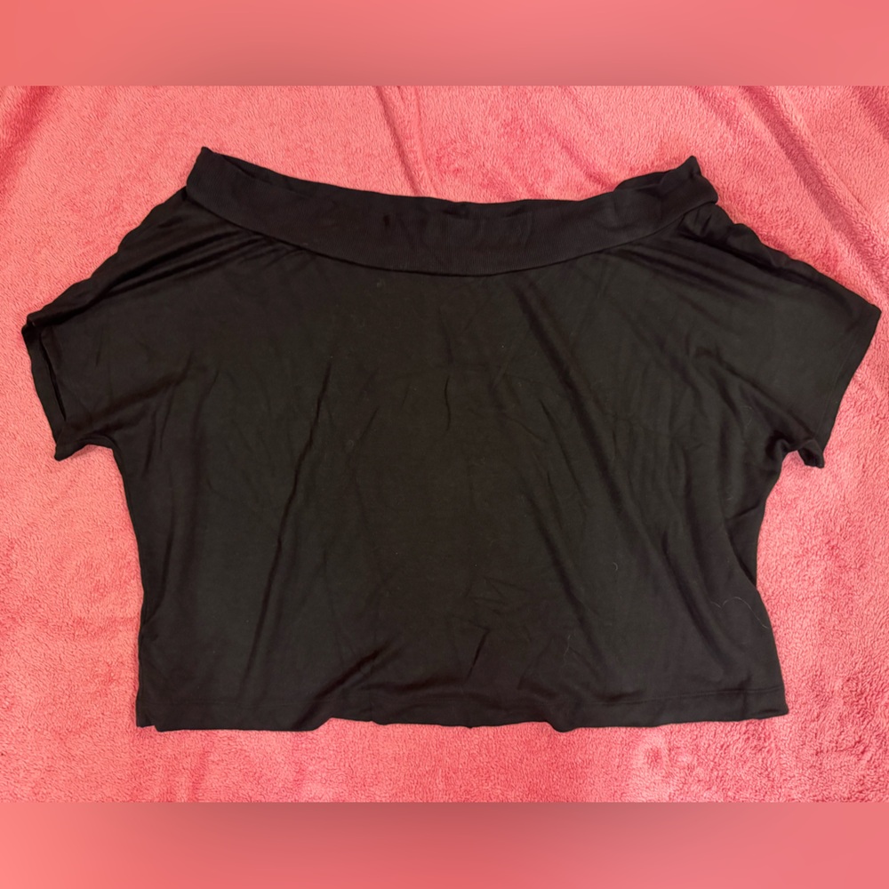 Black Off-Shoulder Top